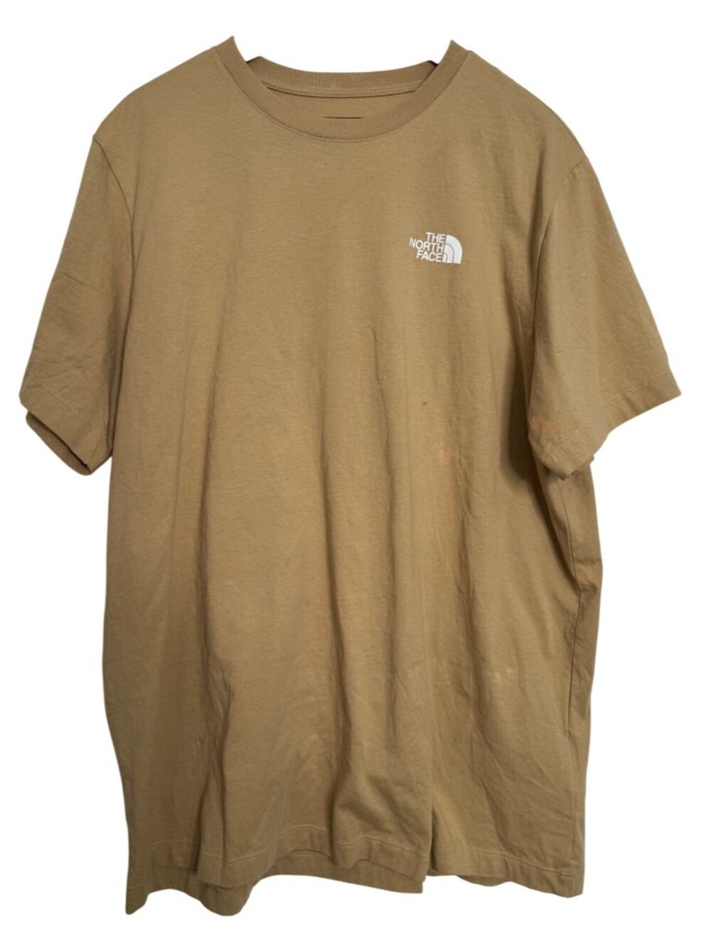 The North Face XL Circular Design Khaki Stone SS REG Tee NWT DEFECT